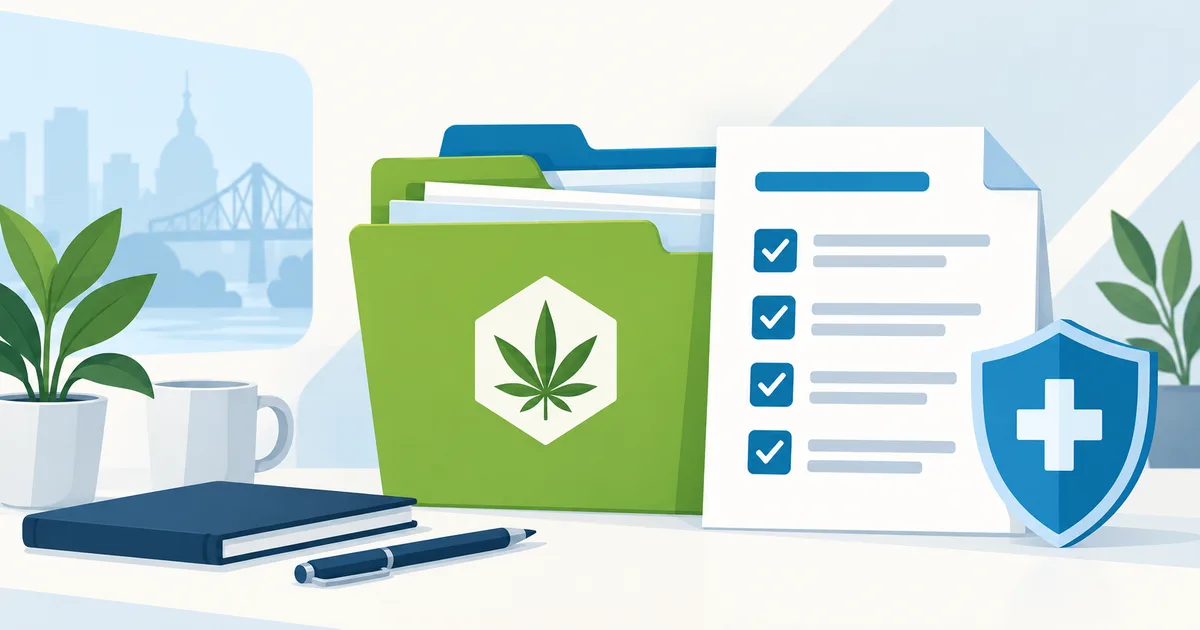 CNESST file and support for a medical cannabis request